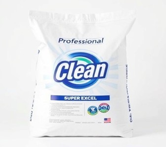 Professional Clean Blue Super Excel Detergent Powder